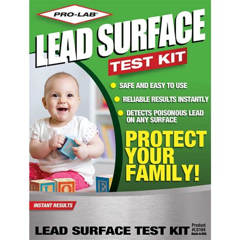 pro lab lead paint test kit|pro lab instant lead surface test kit.